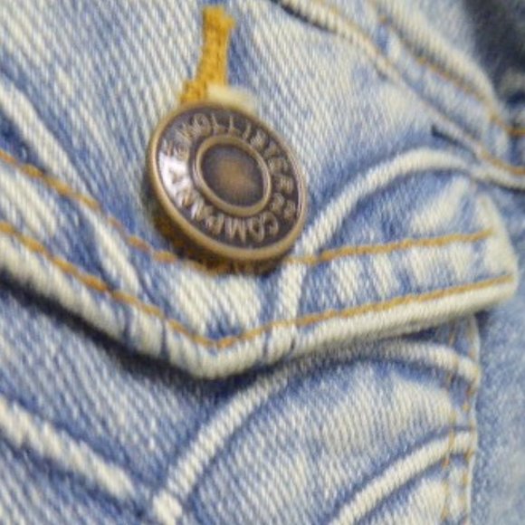 HOLLISTER JEAN trucker JACKET Blue denim cropped M New - Picture 6 of 6